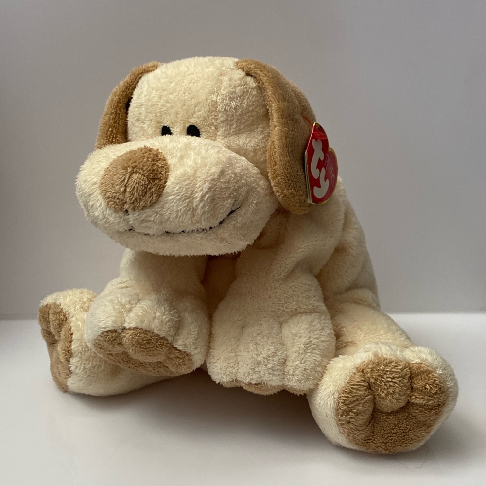 TY Pluffies Dog plush 2002 rare with tags